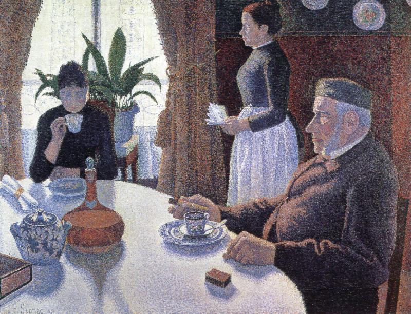 Paul Signac the dining room opus 152 China oil painting art